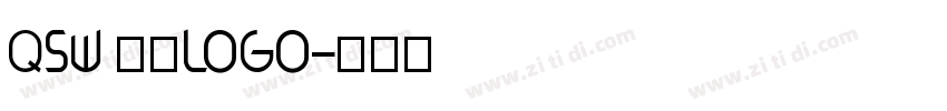 QSW 日文LOGO字体转换